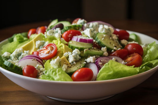 Forfriskende smør salat salat med tangy vinaigrette