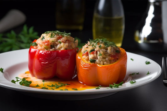 Sprengende med smak: italiensk fylte paprika