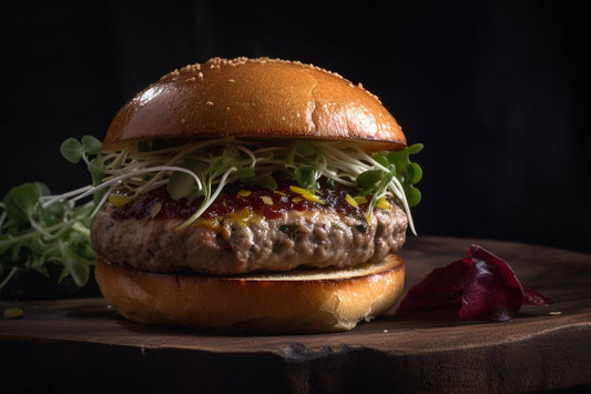 Saftig middelhavslamburger