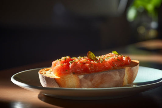 Pan con tomate