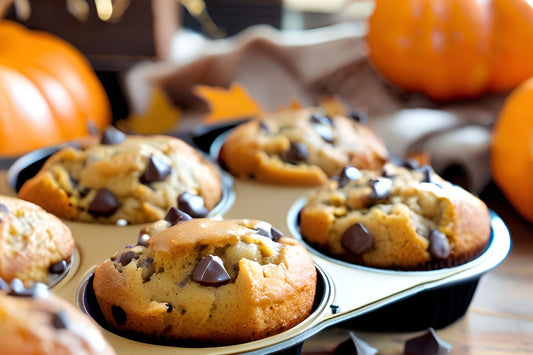 Pumpkin Chocolate Chip Muffins