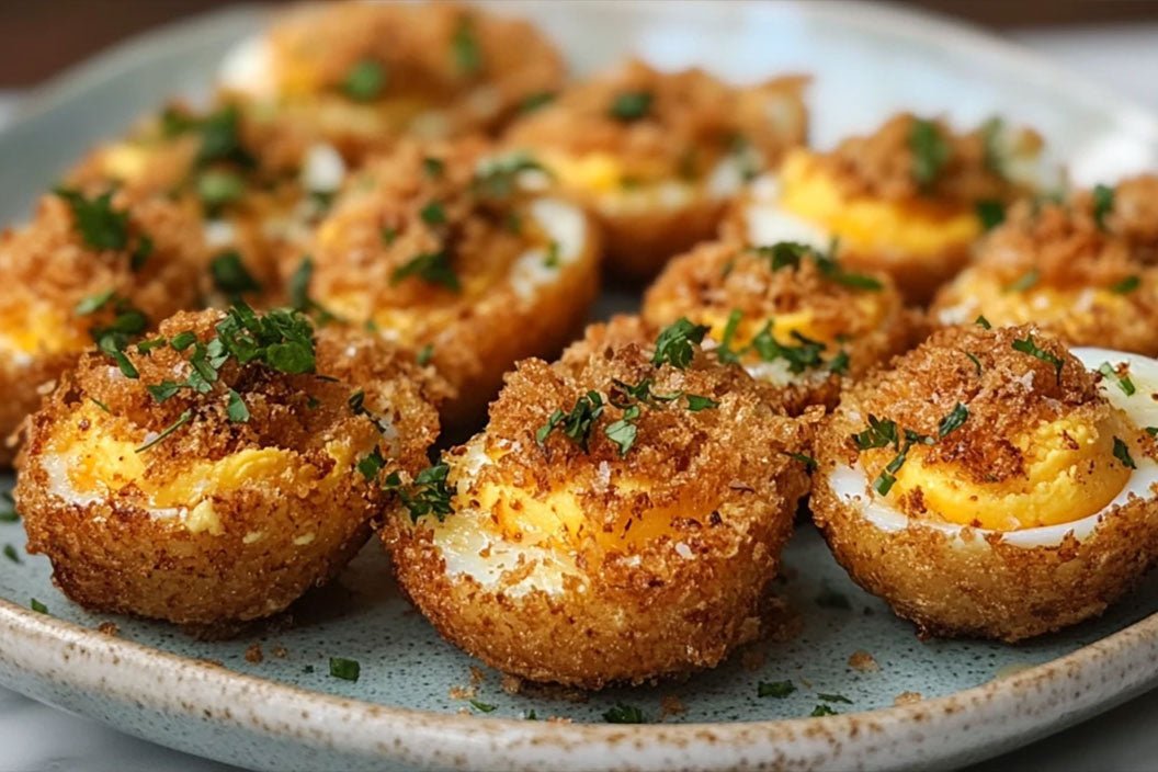 Frityrstekt Devilled Eggs – santokuknives