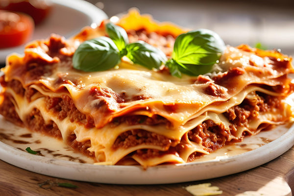 Classic Italian Lasagne with Layers of Meat, Cheese and Sauce