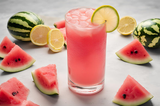 Forfriskende vannmelon limonade med mynte