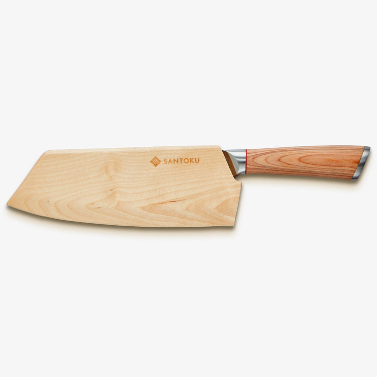 Haruta 7,7 tommers VG10 Nakiri-klyver i japansk Damaskus-stål med trehåndtak og slire